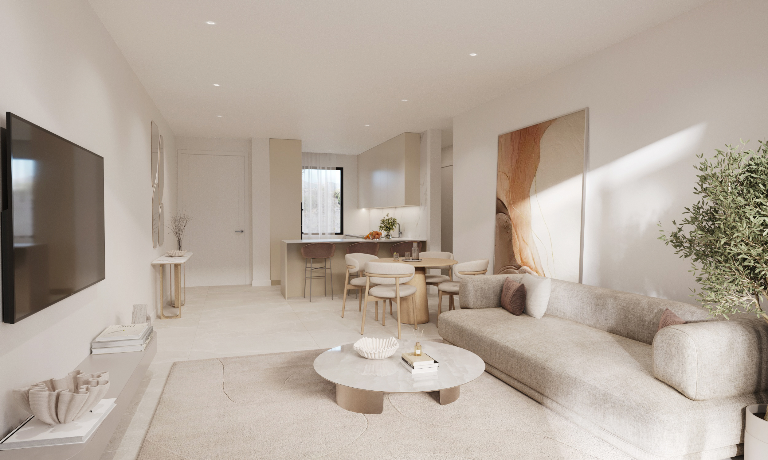 Living Room – 2 Bed